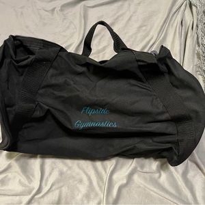 black duffle gym bag